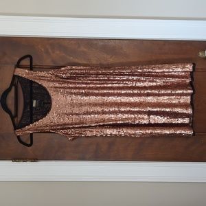 Alexia Admor | Couture Sequined Shift Party Dress